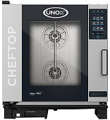 Пароконвектомат UNOX XEVC-0711-GPRM-HT газ купить по низкой цене в Хабаровске | Комплекс Трейд.