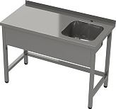 Ванна моечная одинарная бизнес Simeco ВМ1ЕП1407