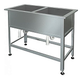 Ванна моечная Марихолодмаш М-2-0,4-0,63/1,21 (нерж.)