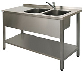 Ванна моечная двойная бизнес Simeco ВМ2EП1507П