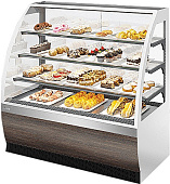 Витрина кондитерская Chilz VETE 130 белый, венге мали