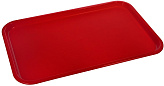 Поднос увеличенный Luxstahl 530х330 мм красный (ПП)
