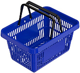 Корзина покупательская Корбис SBP20 синяя