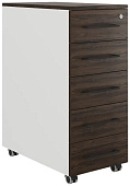 Тумба мобильная КОБОР TМ5-40/60 white/charlston