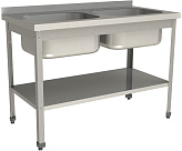 Ванна моечная Restoinox ВМЦ-2/15/7-БПЛ-ЭН