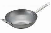 Сковорода Вок с ручкой, углеродистая сталь, P.L. Proff Cuisine (D=360 мм)