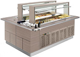 Стол охлаждаемый шведский Enofrigo FAST GOURMET ISOLA DOPPIA RF+RF 2000 A1FASTGORFRF20P