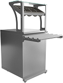 Прилавок для приборов Luxstahl ПП (С)-600 Premium (нерж.)