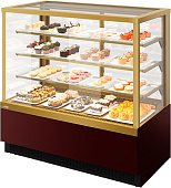 Витрина кондитерская Chilz VETE KUB LUX 130 шоколад, золотой глянец