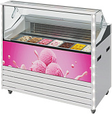Витрина для мороженого Carboma IC72 SL 1,3-1 брендированная