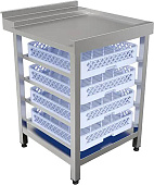 Стол для посудомоечной машины выходной Кобор СПМ/3-60/70/П