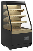 Витрина открытая горка Carboma KC70 VM 0,6-2 STANDARD (версия 2.0) (9005) (Cube 2)