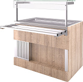 Прилавок холодильный Refettorio Capital RC12AS (h=100 мм на 3 GN 1/1)