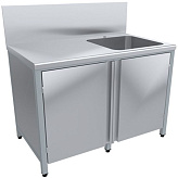 Стол-тумба с мойкой Пищевые Технологии СТ-ВМО 15/7-П