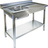 Стол приставной к посудомоечной машине Техно-ТТ СПМ-523/907Л/ЛевКр
