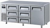 Стол холодильный Turbo air KUR18-3D-6 750 мм