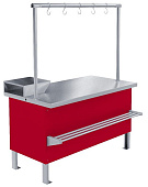 Прилавок холодильный Марихолодмаш ПХС-1,55/0,85 с креплением для перекладины