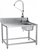 Стол предмоечный Abat СПМП-7-4 с душирующим устройством